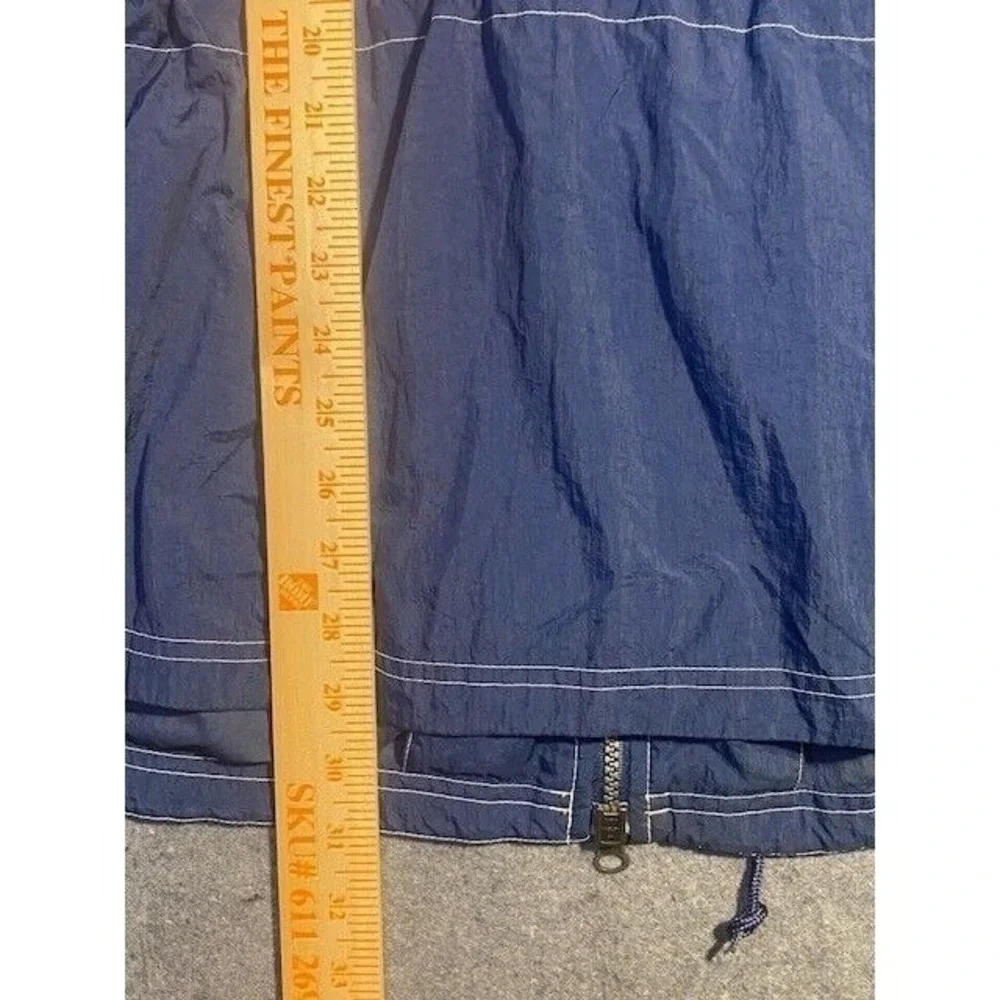 REEBOK VINTAGE Zip Up WINDBREAKER‎ Jacket Men's LARGE BLUE